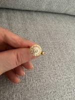Goldene Farbe Damenring  antistress