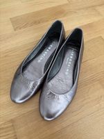Ballerinas Liebeskind Gr. 38 silber/braun Schimmer-Effekt