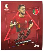 Topps EURO 2024 Swiss Edition Bernardo Silva SP Signatur