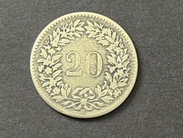 20 Rappen Helvetia 1850