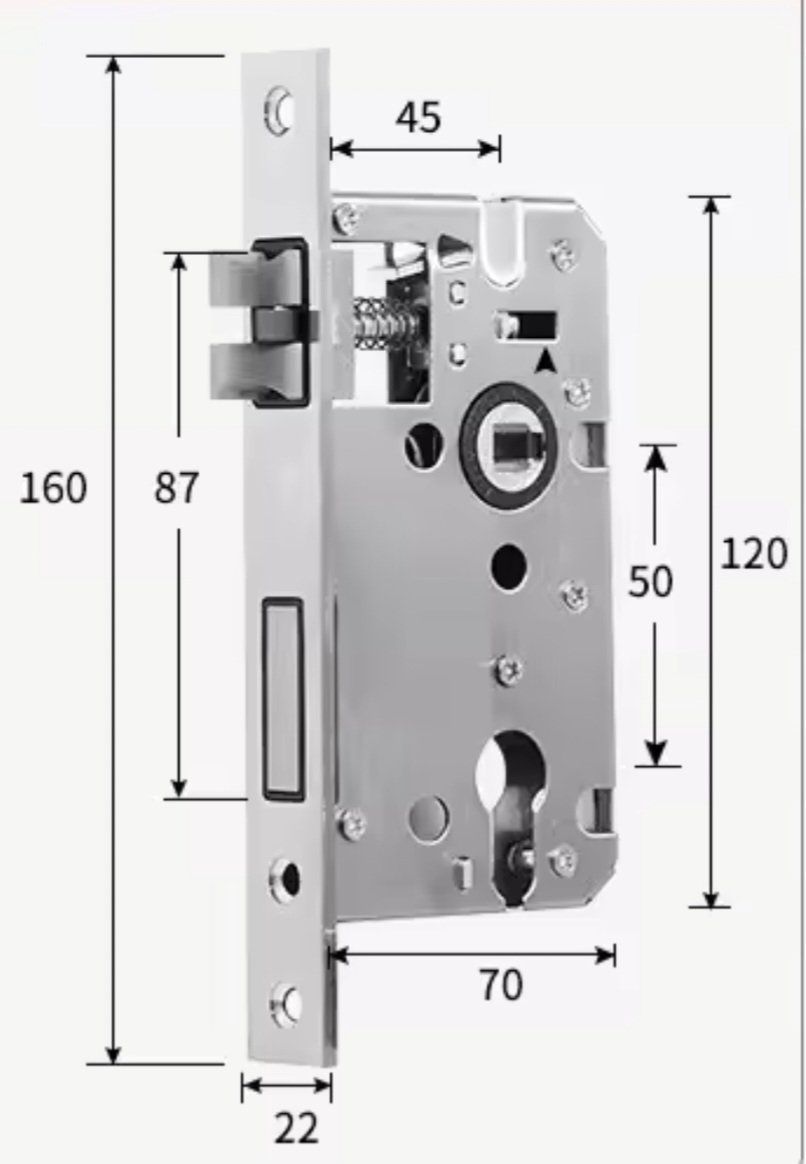 Ferramenta: Serrure de sécurité  porte intérieure de maison,  avec clés – Nuovo e nell'imballaggio originale da Saignelégier venduto da Instant-Key-Pro 1