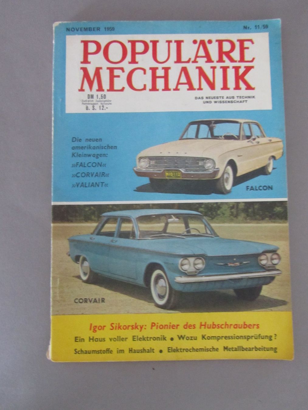 Riviste & Magazine: Populäre Mechanik 11/59: – Usato da Seengen venduto da mikelele