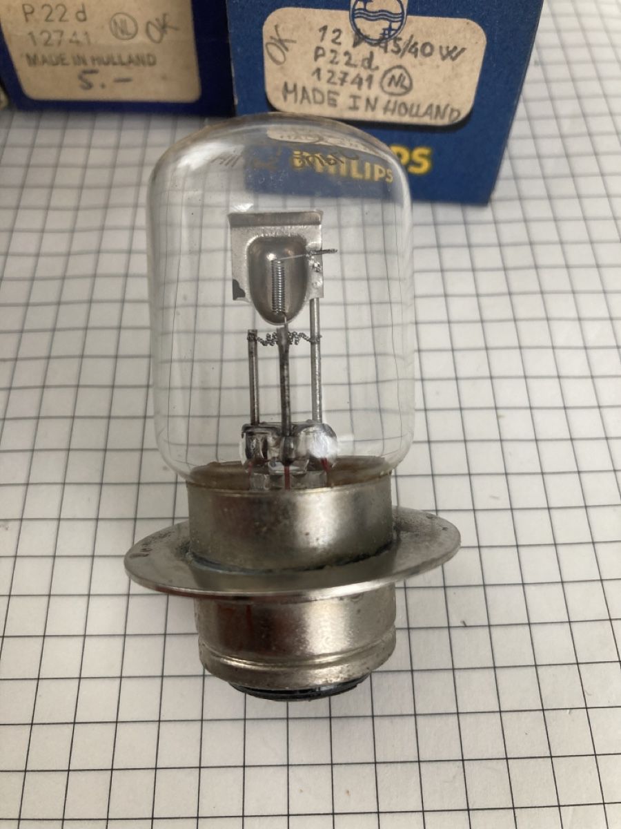 Philips Tutti pezzi di ricambio auto: PHILIPS 12 Volt 45/40 Watt Birnen P22d Typ 12741 – Nuovo e nell'imballaggio originale da Roveredo GR venduto da Oldtimer4ever 3