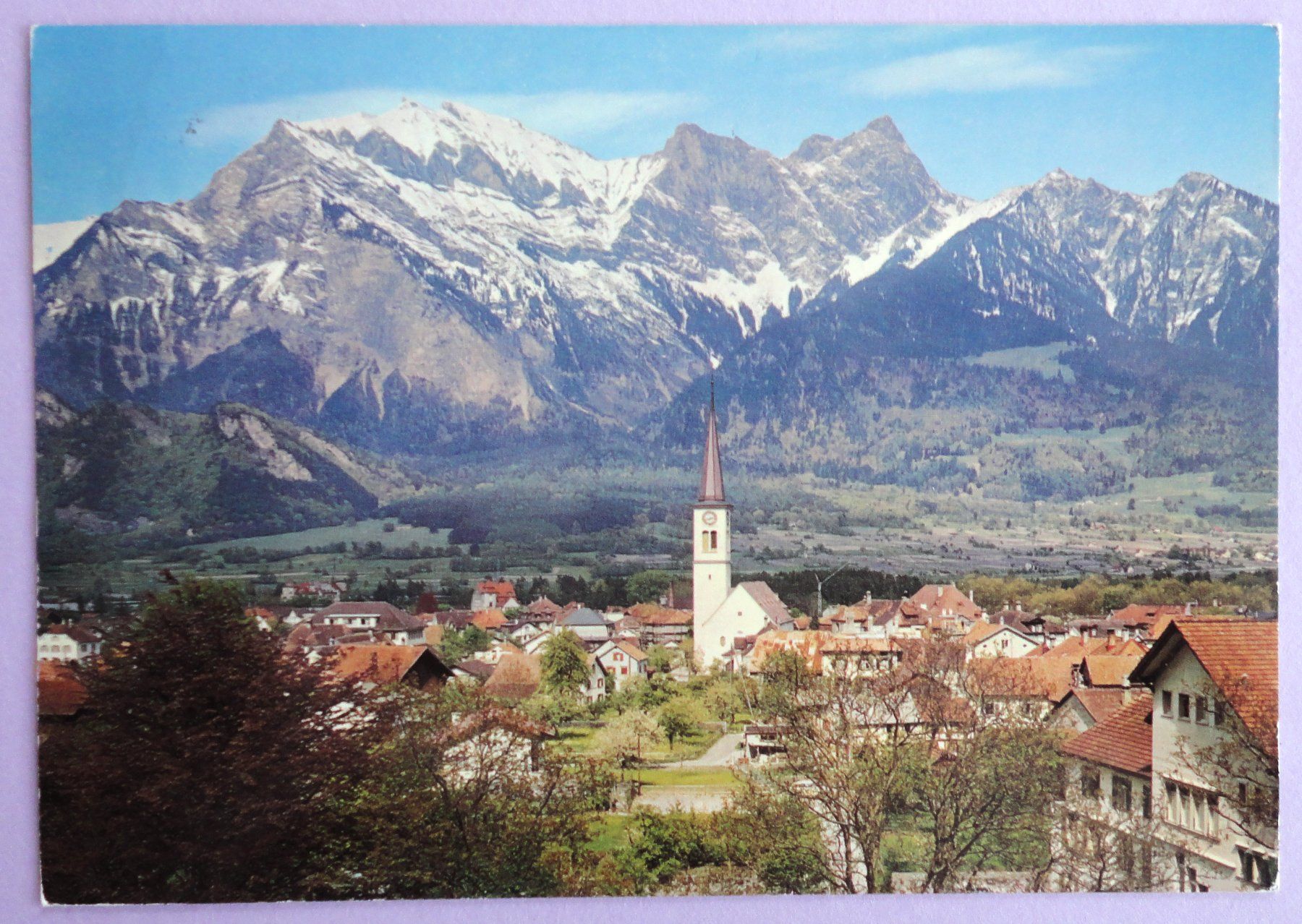 Cartoline postali: Bad Ragaz mit Falknis – Usato da Fétigny venduto da Billy2miny