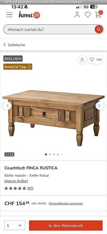 Divani: 2-Sofa inkl. Couchtisch  – Usato da Rossrüti venduto da Nure61 4