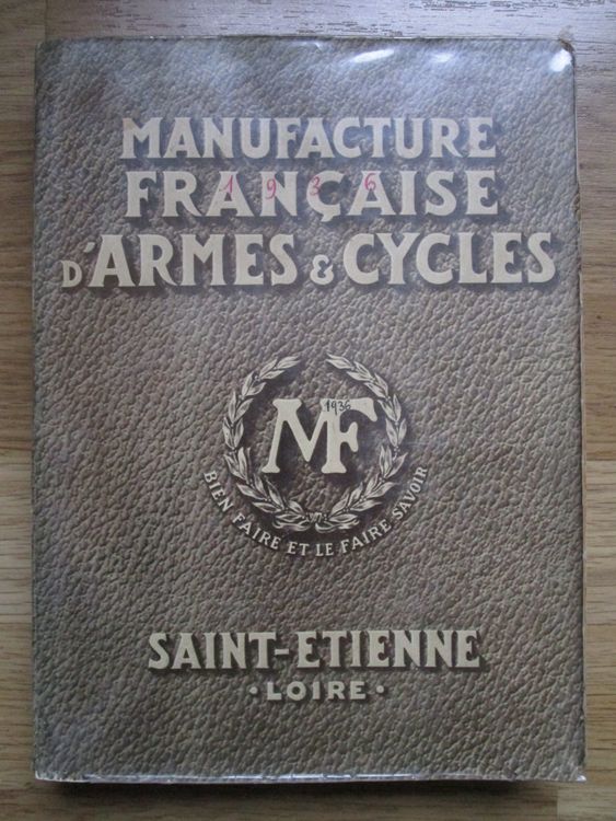 rare plaque de vélo ancienne cycles manufacture française s'arme et de