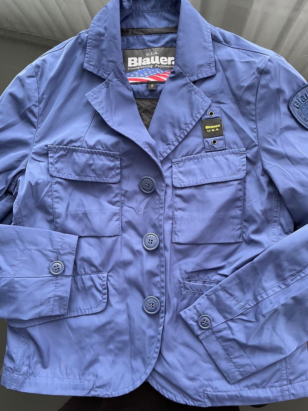 Giacche & Cappotti: Blauer Übergangsjacke Gr. 128 – Usato da Thun venduto da mama2007