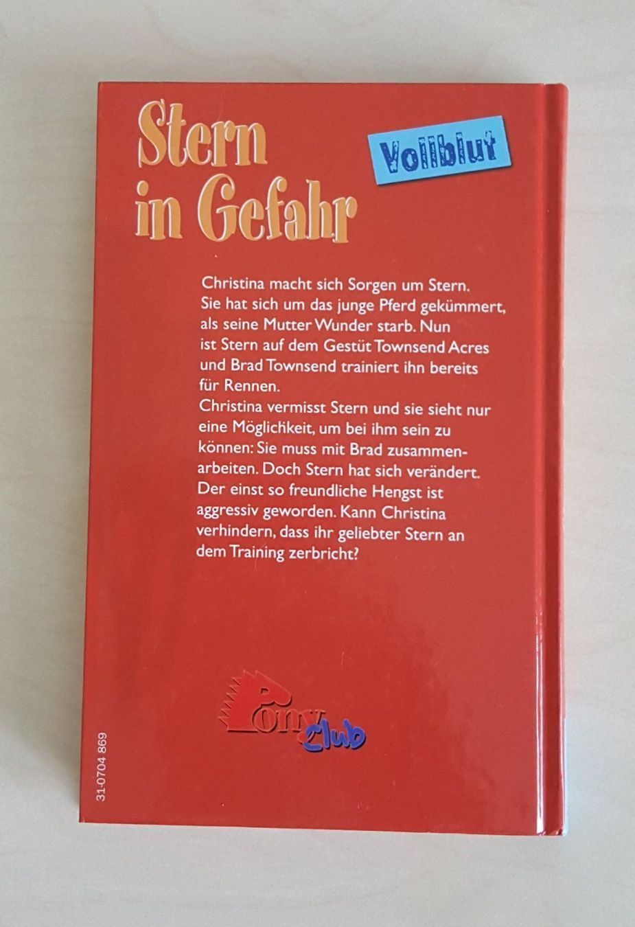 Libri: Buch - Vollblut / Stern in Gefahr – Usato da Leimbach TG venduto da manu-tg 1