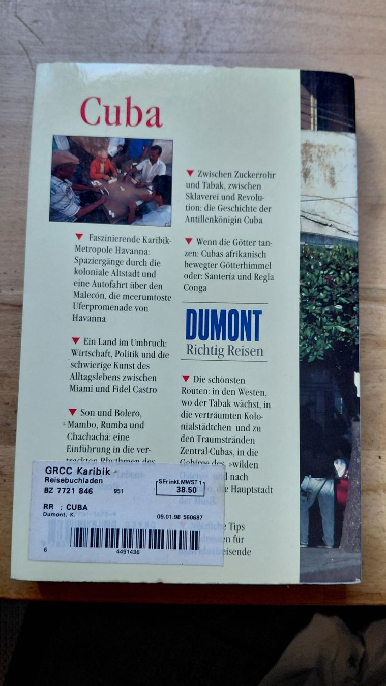 Libri: Dumont Reiseführer Cuba – Usato da Gelterkinden venduto da martinom 1