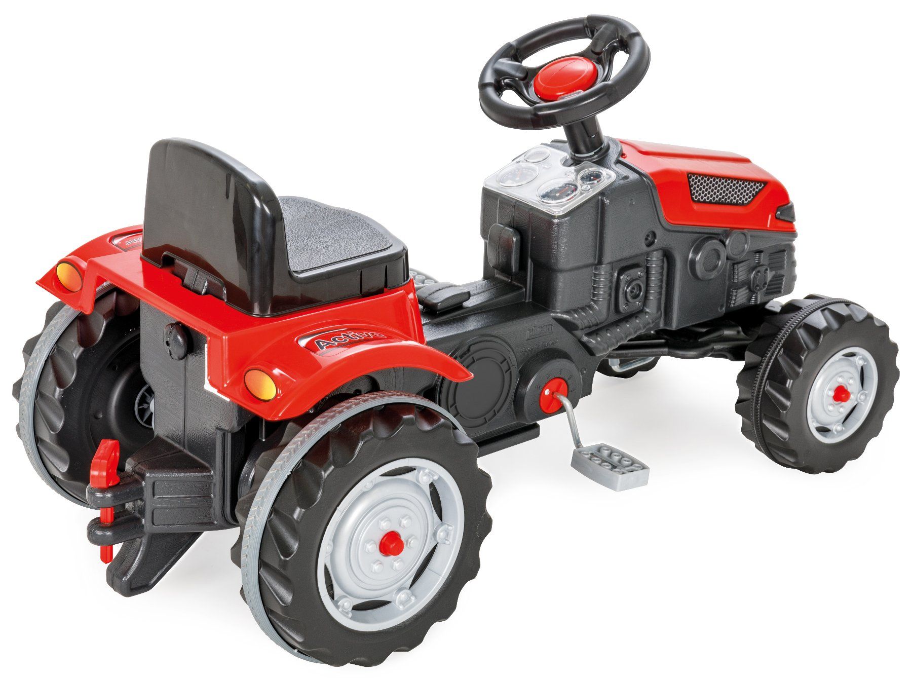Fahrzeuge für Kinder: Tretfahrzeug Kindertraktor rot – Neu und originalverpackt aus Erlinsbach von Home-World 1