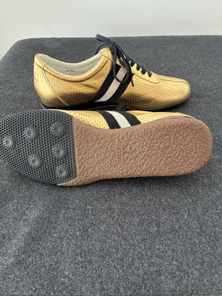 Bally Scarpe da uomo: Bally Sneaker Gold Grösse 42 – Nuovo (secondo la descrizione) da Zürich venduto da Spacenight1 2