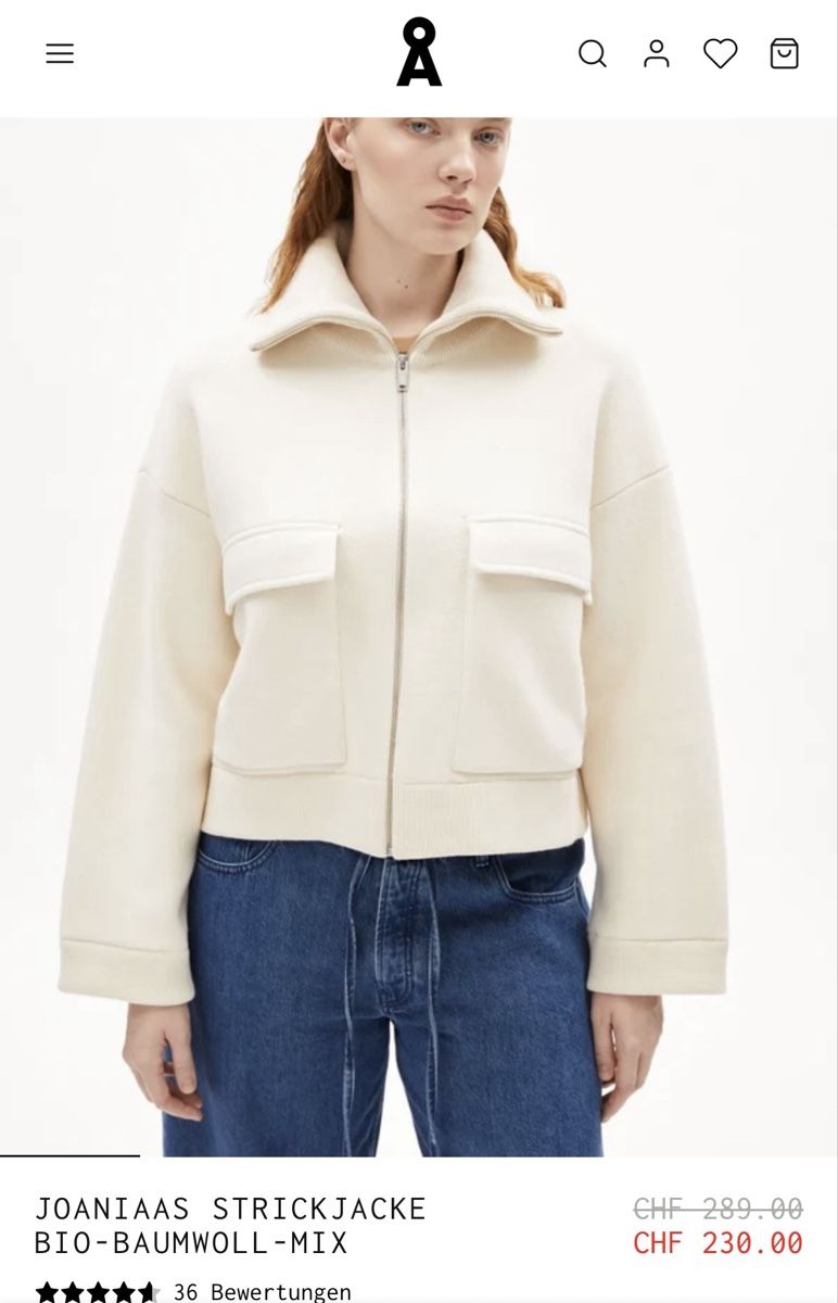 Armedangels Jacken: ARMEDANGELS JOANIAAS Strickjacke Grösse M – Gebraucht aus Zürich von Rpapad