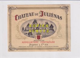 Etikette - Château de Juilénas (Beaujolais) /bd