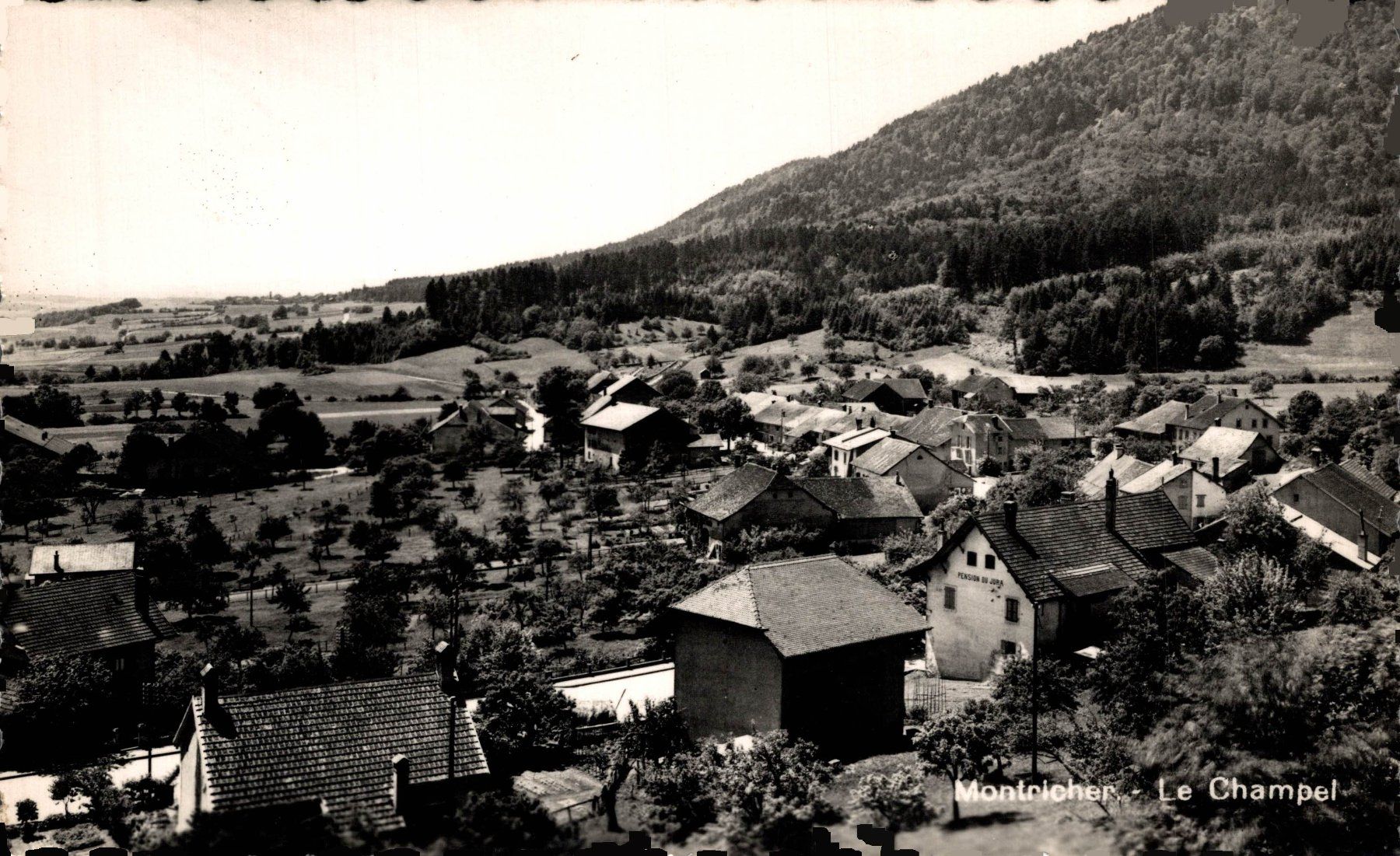 Ansichtskarten: Montricher. Le Champel – Gebraucht aus Bronschhofen von Astore