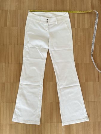 Pantalon blanc d'été, taille S, comme neuf! Élégant