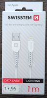 Câble données et chargement Swissten Lightning 1m