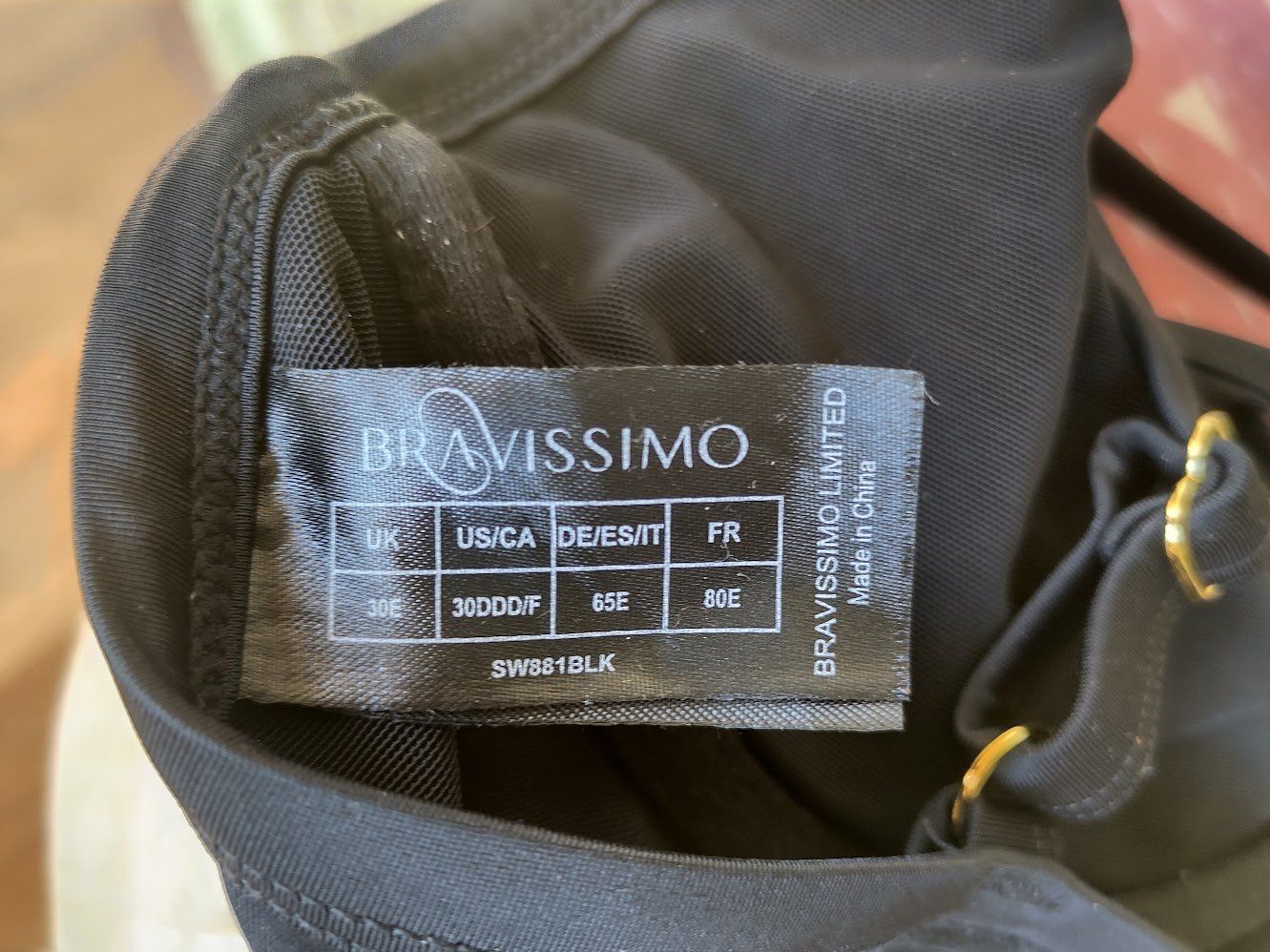 Badekleider & Bikinis: Schwarzes Bikini-Top von Bravissimo, Gr. 65E – Gebraucht aus Lugano von kat_lm5b 3