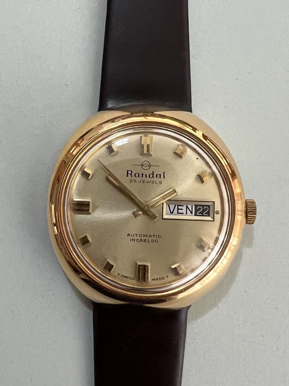 Swiss Orologi: Randal Automatique  VINTAGE – Usato da Vevey venduto da tono62