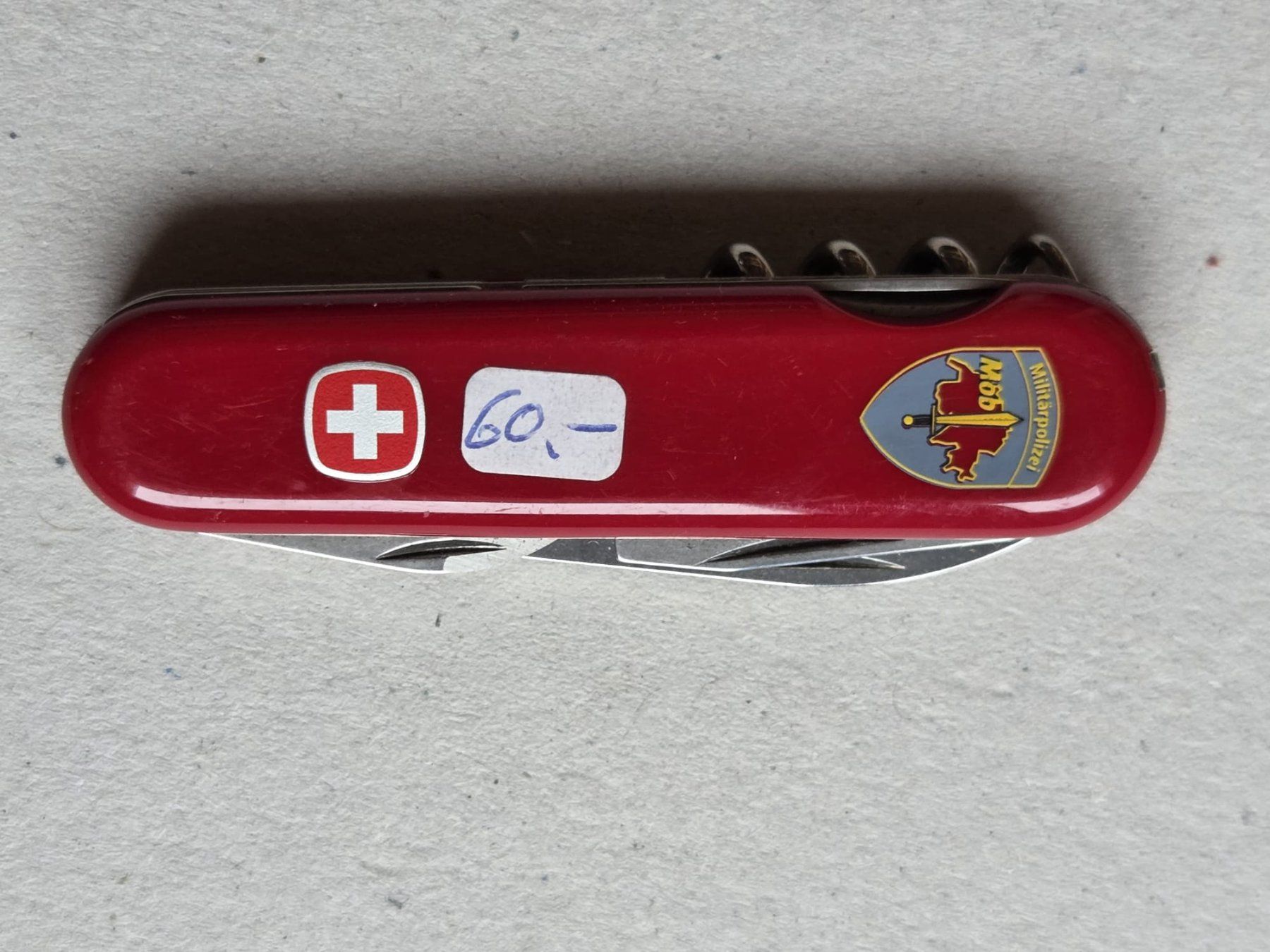 Wenger Coltelli tascabile: Rare couteau Wenger Mobile Militärpolizei – Usato da Choëx venduto da Solmo51 3