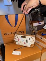 Louis Vuitton Pochette Milla MM aus weißem Multicol