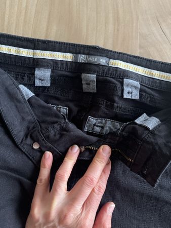 schwarze Damen Jeans NILE, Grösse XXS!