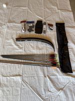 Jagd-Set: Recurvebogen ZIRCON + Pfeile + Zubehör, Sommer-Spo