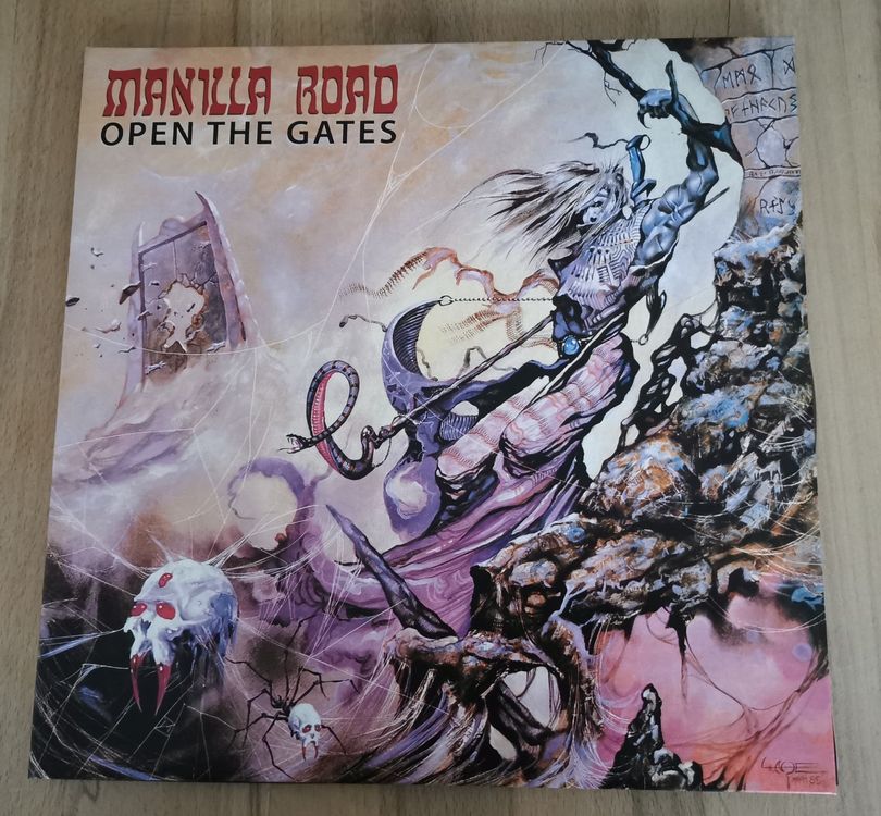 MANILLA ROAD: Open the gates LP Epic US Metal Crystal logic | Kaufen ...