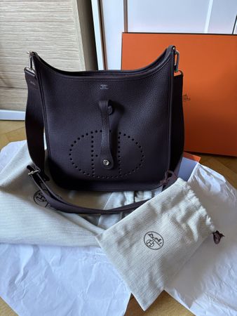 Sac Hermès Evelyne Pochette III 29 cuir, neuf