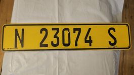 Nummernschild Namibien