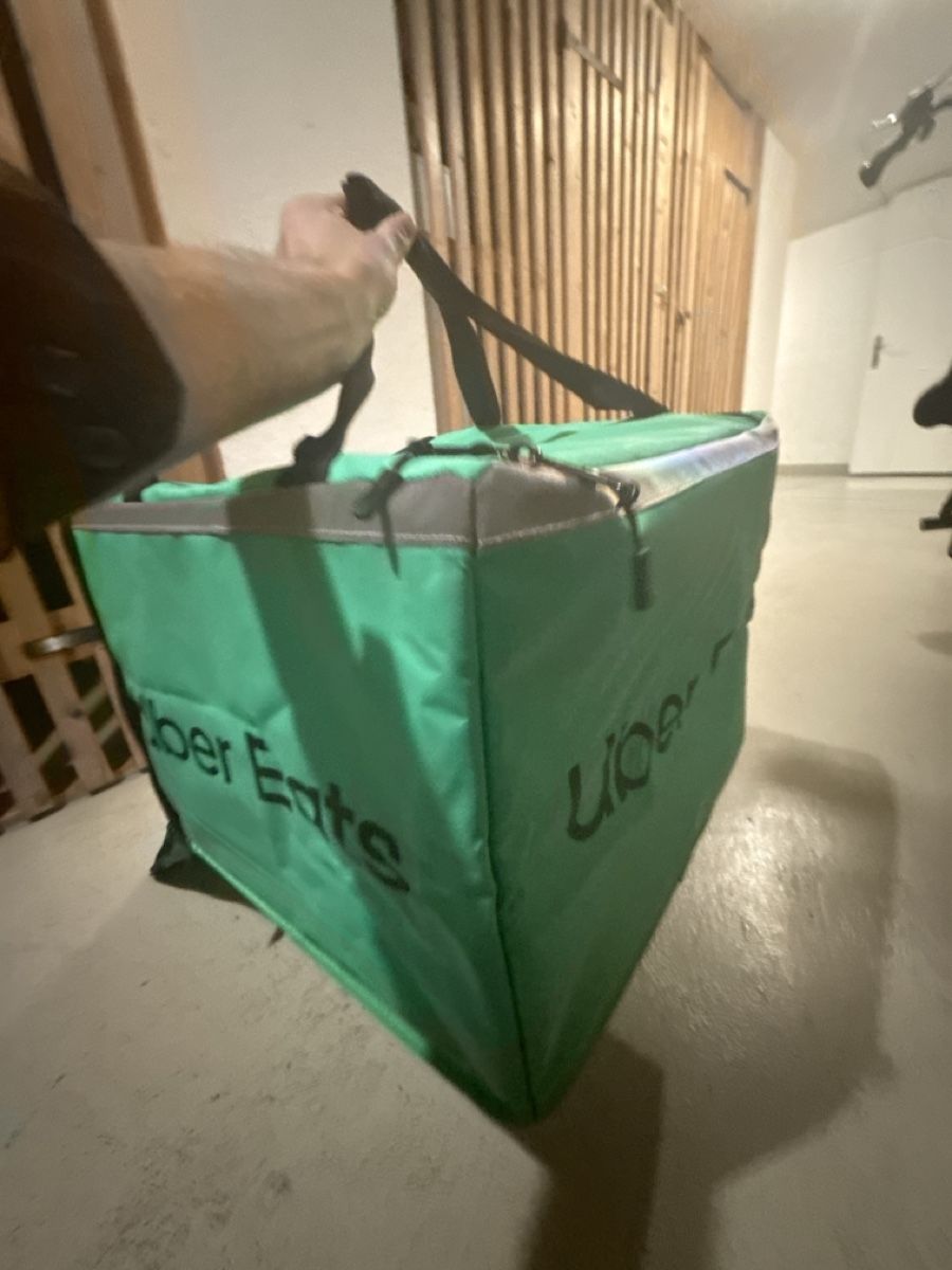 Frigoriferi & Refrigeratori: Uber Eats delivery bag thermal green acceptable – Nuovo (secondo la descrizione) da Zürich venduto da iab_ 3