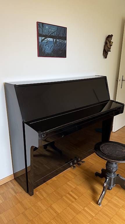 Strumenti musicali: Schimmel Klavier schwarz poliert 112/5 – Usato da Uitikon Waldegg venduto da bingo007. 1