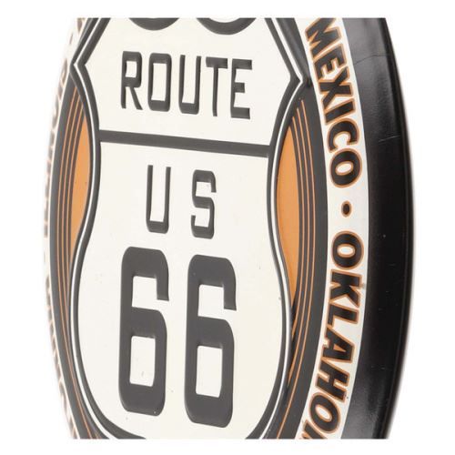 Insegne: Route 66 Blechschild abgerundet – Nuovo (secondo la descrizione) da Schalunen venduto da schwabspielautomaten 3