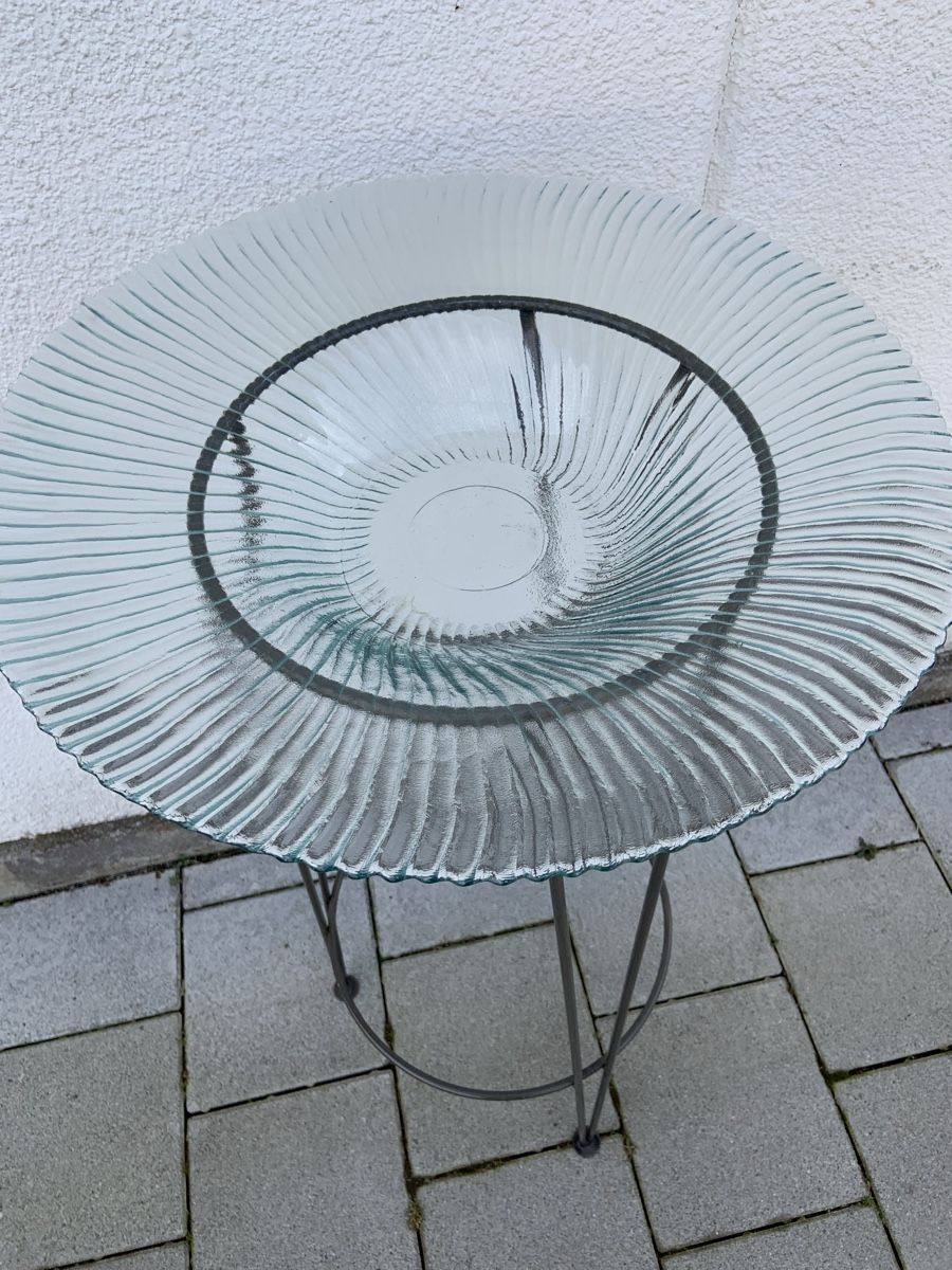 Altro in Decorazioni & Accessori: Metallständer mit Glasschale – Usato da Elgg venduto da dan_f8gv 1