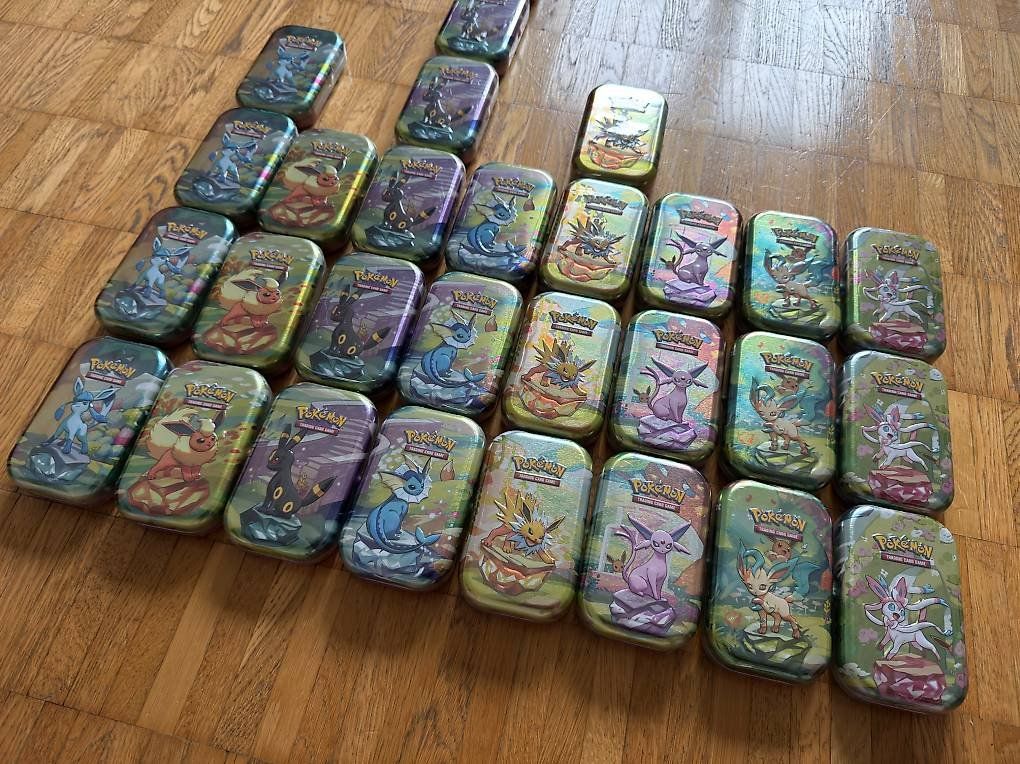 Pokémon Carte collezionabili: EN - Pokémon Scarlet & Violet Prismatic Evolutions Mini Tin – Nuovo (secondo la descrizione) da Zürich venduto da dren