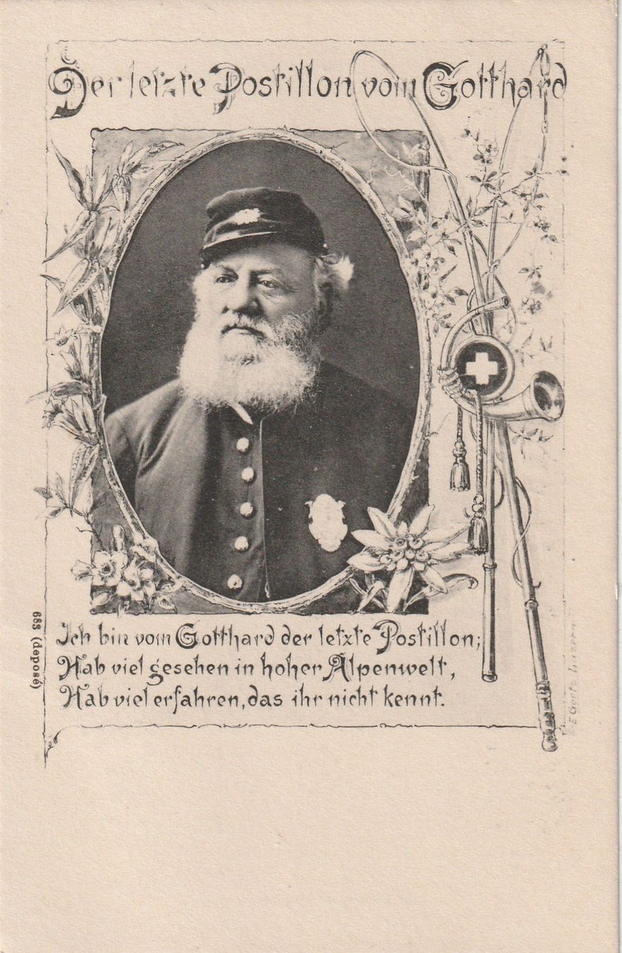 Cartes postales: Gotthards letzter Postillion – D'occasion à Rorschacherberg par fratovi2