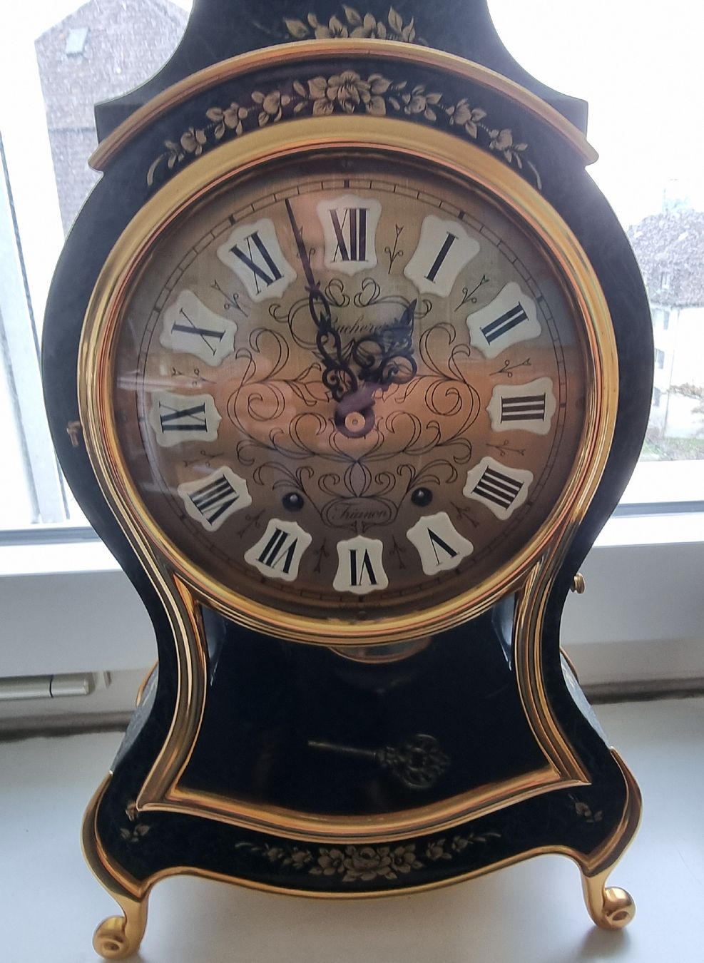 Orologi da terra & Orologi da parete: Bucherer Original Pendule Trianon mit Sockel – Usato da Untersiggenthal venduto da Mando2008