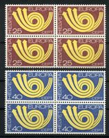 1973, Europa, Viererblöcke **