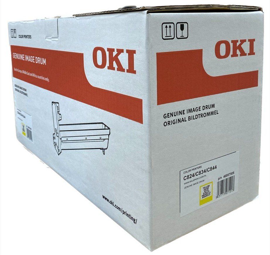 Oki Cartouches & Toner: Original OKI C824, C834, C844 yellow Drum, 46857505 – Neuf avec emballage d'origine à Glattbrugg par copytron 1