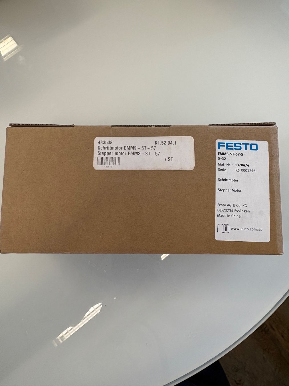 Festo  Motori: Schrittmotor EMMS-ST-57-S – Nuovo e nell'imballaggio originale da Hedingen venduto da Luana02
