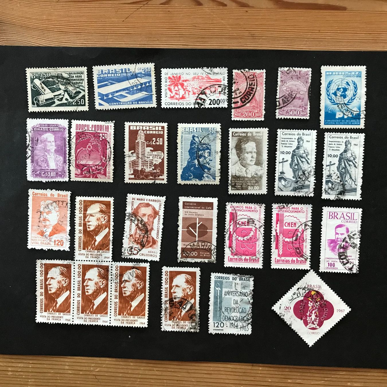 Alle Briefmarken: BRASILIEN: kleine Sammlung gest. – Gebraucht aus Uitikon Waldegg von Gooddeal05 1