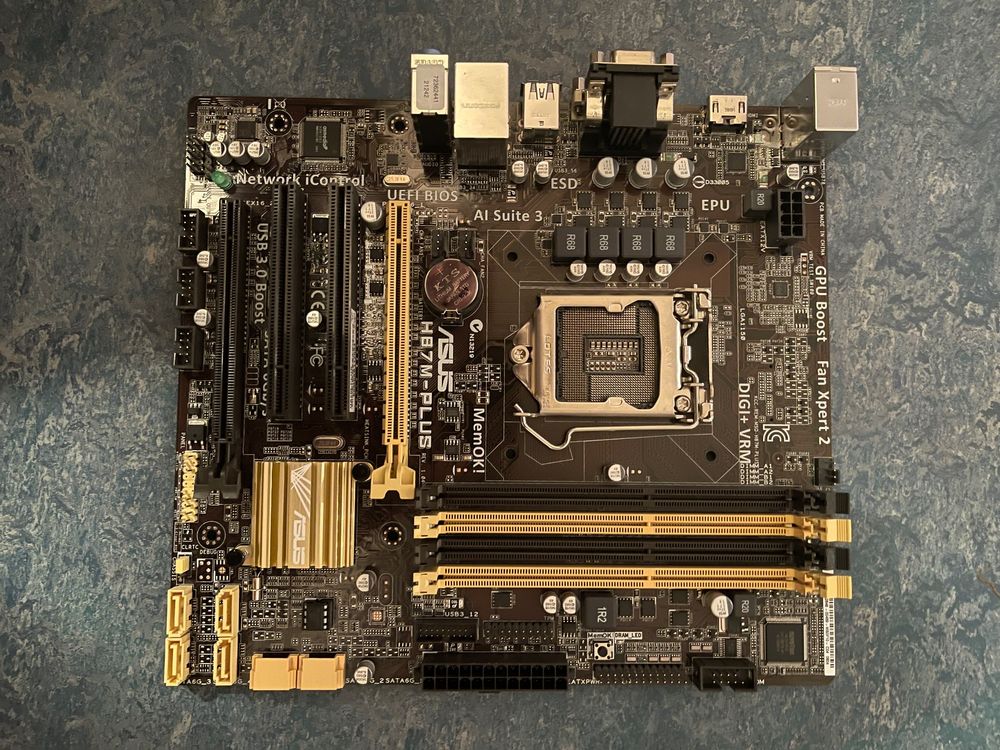 Asus H87M-PLUS Motherboard (Gebraucht) in Unterkulm für CHF 22 – mit ...
