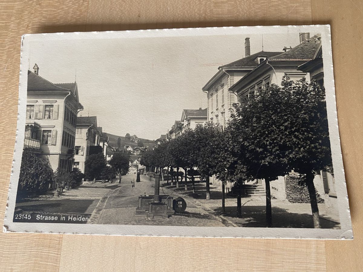 Cartoline postali: Heiden 1913 – Usato da Mosnang venduto da Goldwasser