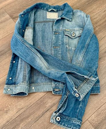 DIESEL Veste en jean bleu S