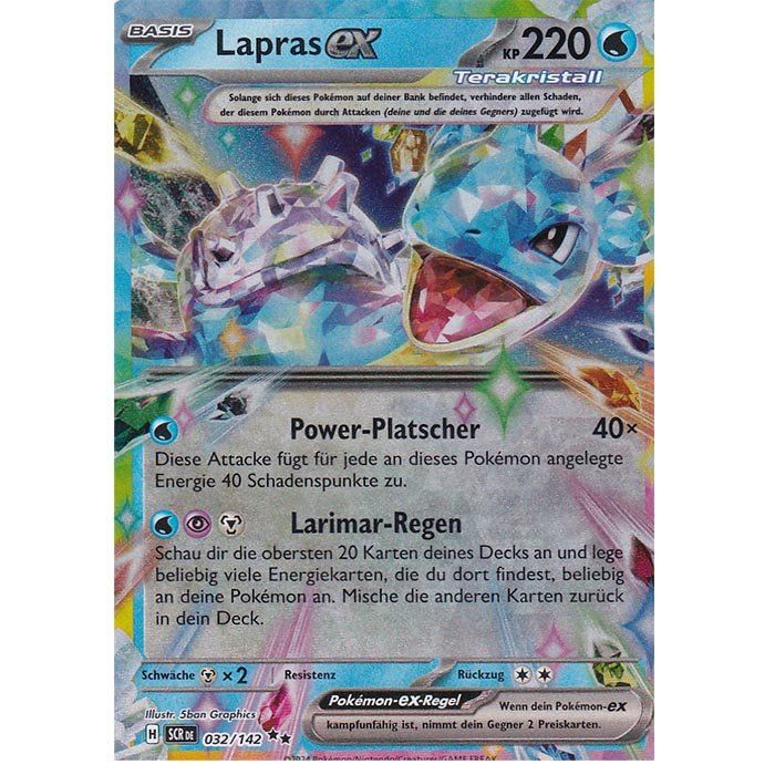 Pokémon Carte collezionabili: Pokemon Lapras ex - GE - CGC 10! – Usato da Genève venduto da EMellau