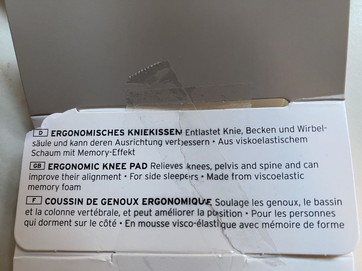 Cuscini: Seitenschläferkissen NEU, ungebraucht – Nuovo e nell'imballaggio originale da Zürich venduto da DidierTG 2