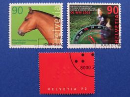 3 Sondermarken 2003 - offizielle Ersttag-Stempel