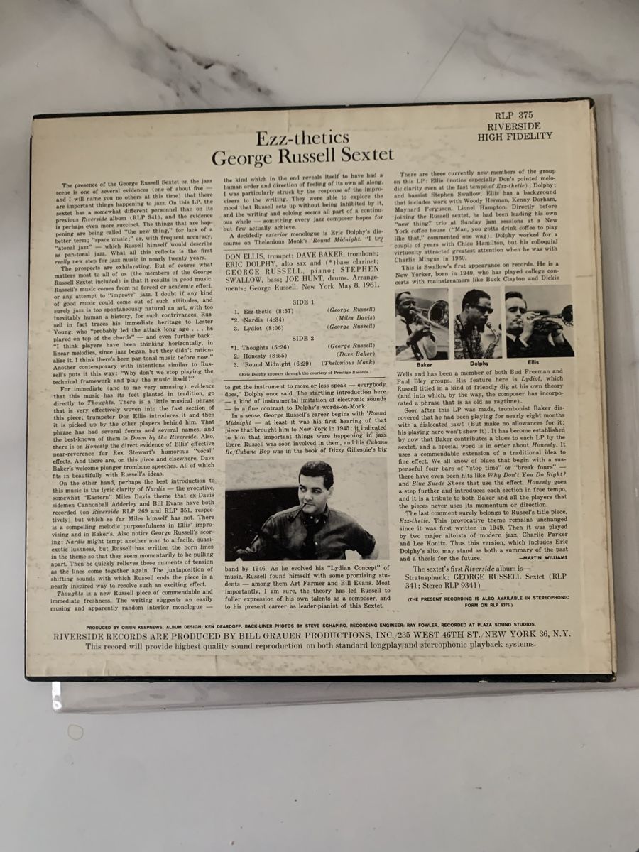 Dischi in vinile: George Russell(Éric Dolphy) Ezz- thetics – Usato da lausanne venduto da Ccheche 3