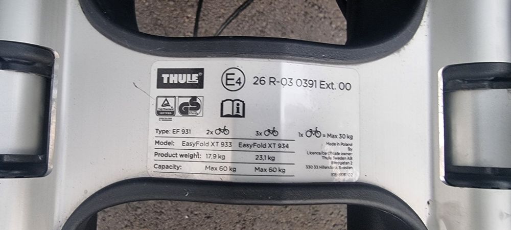 thule easy fold xt