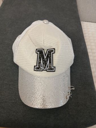 Casquette mit glitzer