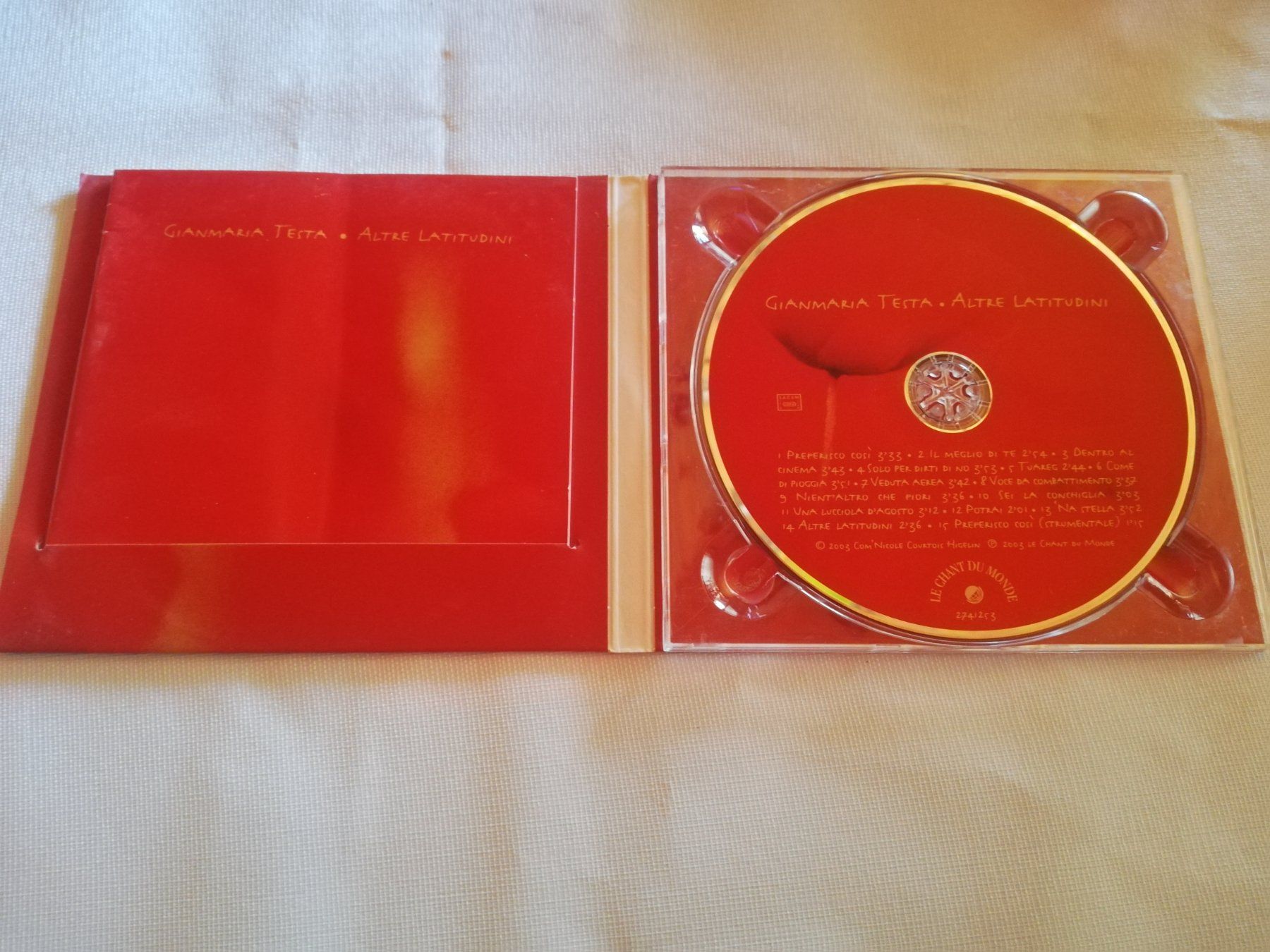CD: GIANMARIA TESTA - ALTRE LATITUDINI – Usato da Bern venduto da Vinylsound.ch 2